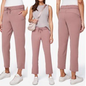 Lululemon On the Fly 7/8 Pant Woven in Red Dust